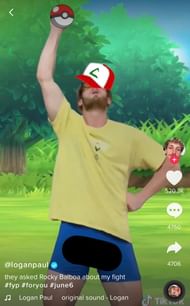 Logan Paul reacts to Sylvester Stallone's comments on his latest TikTok video (Image via TikTok)